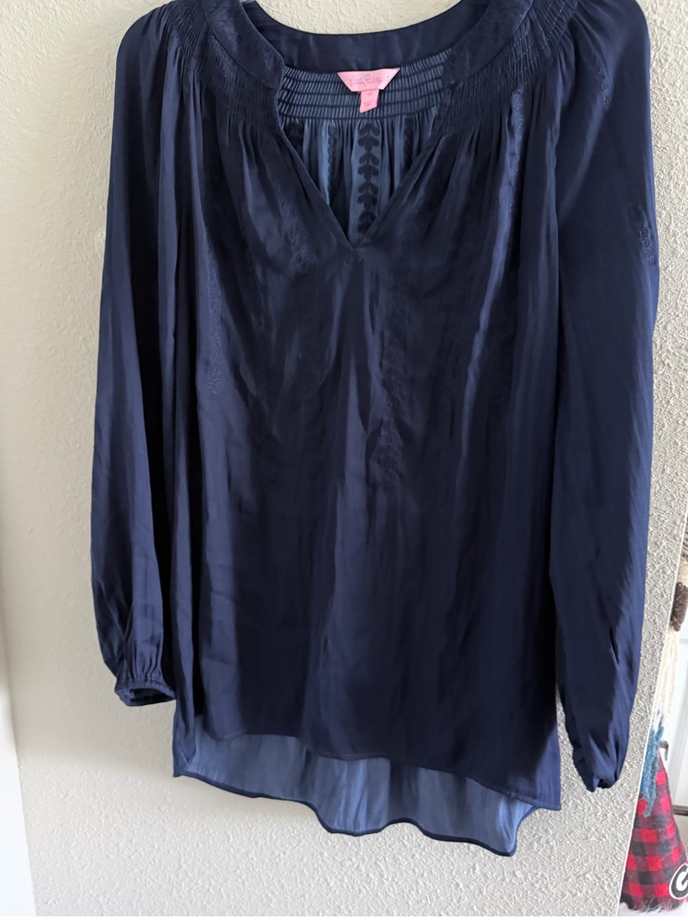 Navy Blue Lilly Pulitzer Tunic Top - Picture 2 of 9
